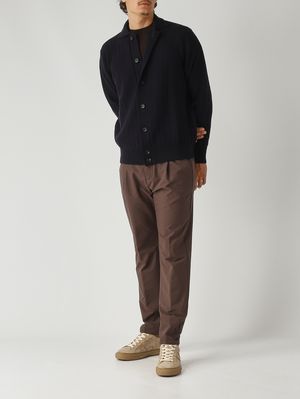 2. Cardigan uomo in extrafine merino Navy