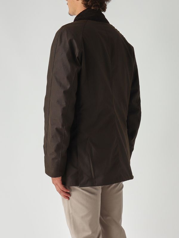 4. Veste homme Ashby en coton ciré Olive Foncé Barbour mwx0339