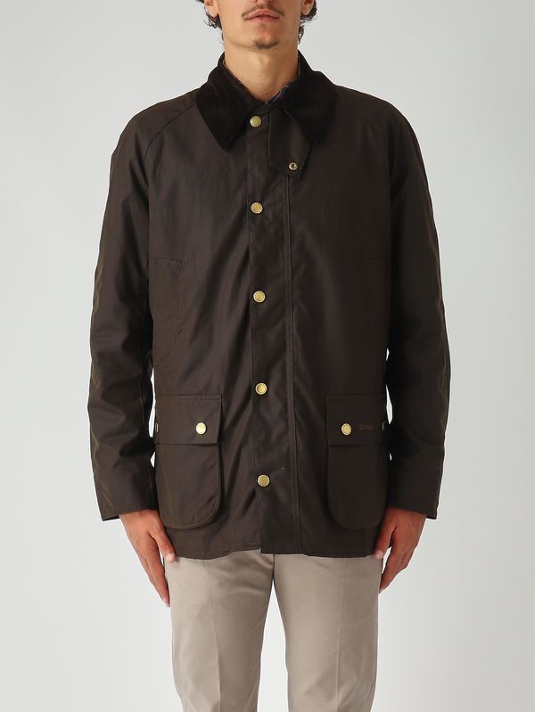 3. Veste homme Ashby en coton ciré Olive Foncé Barbour mwx0339