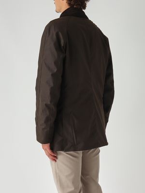 4. Veste homme Ashby en coton ciré Olive Foncé