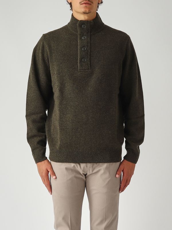 1. Lupetto uomo Essential in lana Militare Barbour mkn0585