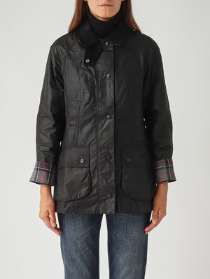 Beadnell women's jacket in Thornproof waxed cotton Black Barbour