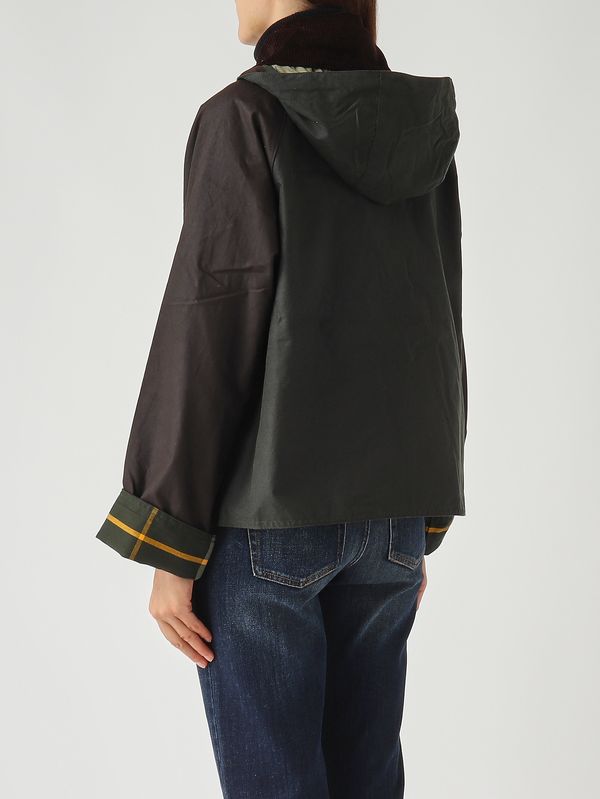 4. Veste femme Reighton Spey en coton ciré Sage Barbour lwx1397