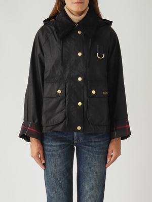 1. Giacca donna Reighton Spey in cotone cerato Nero