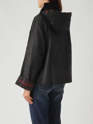 4. Giacca donna Reighton Spey in cotone cerato Nero