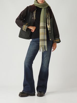 2. Veste femme Reighton Spey en coton ciré Sage