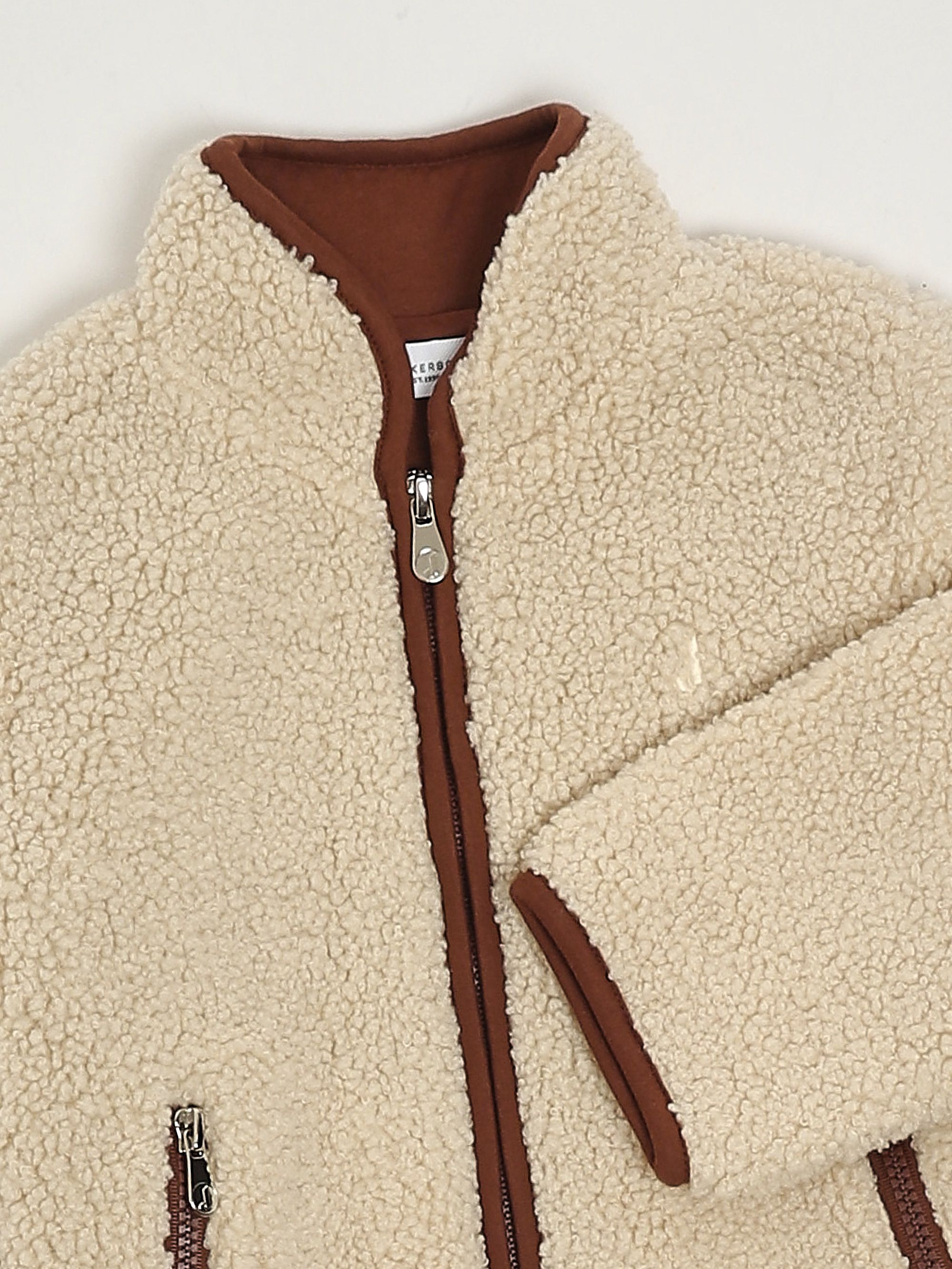 Doudou Giacca Teddy grigia con cappuccio 2R2O57 main image 1