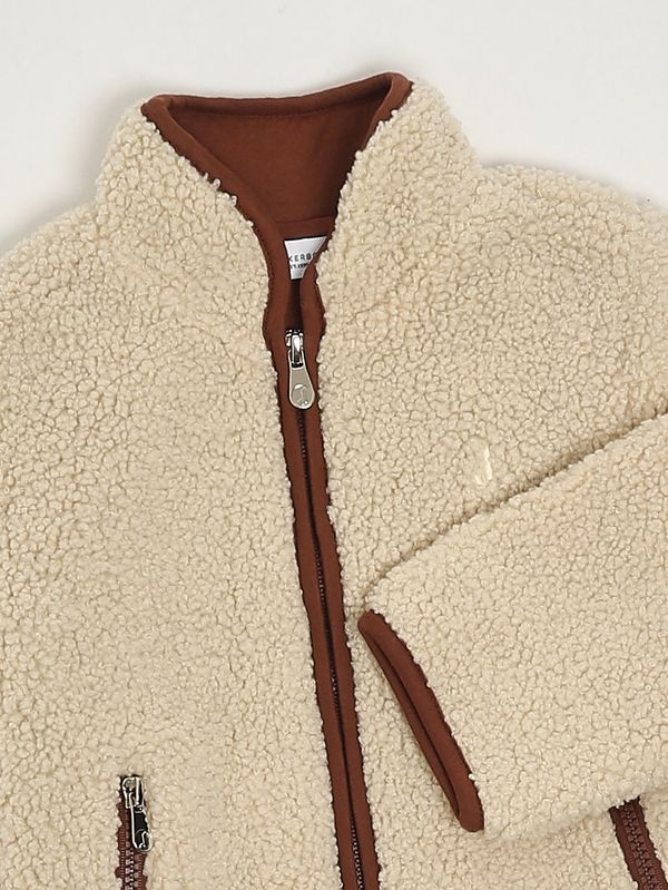 3. Boy's jacket in teddy fleece Milk Jeckerson jb5064w25