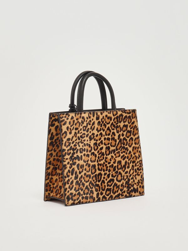 3. Women's Leather Shop Bag Midi Handbag Animalist MC2 Saint Barth shbm0001