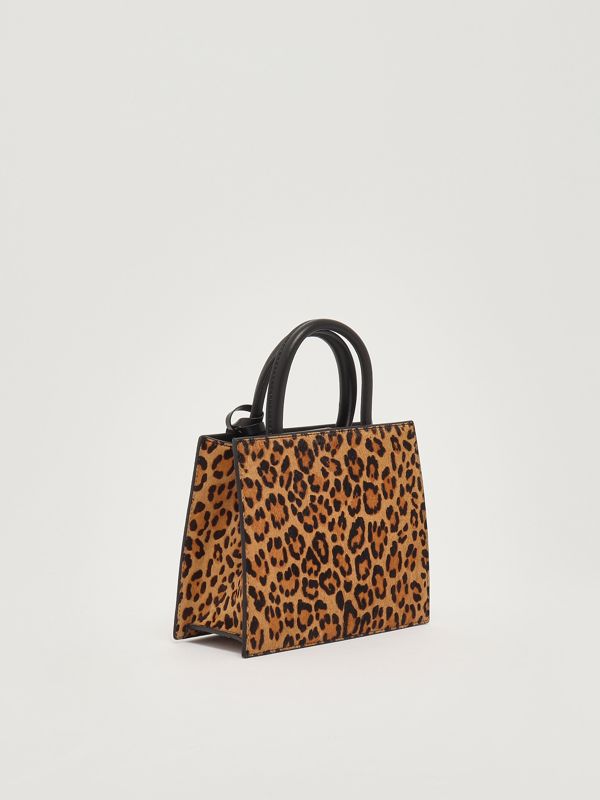 3. Bolso de mujer Shop Bag Mini de piel Marrón MC2 Saint Barth shbm0002