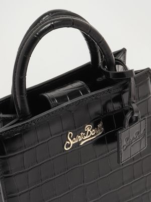 6. Bolso de mujer Shop Bag Mini de piel Negro