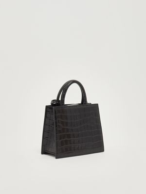 3. Bolso de mujer Shop Bag Mini de piel Negro