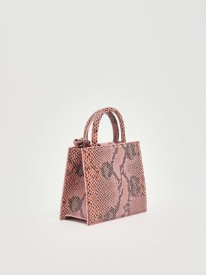 3. Bolso de mujer Shop Bag Mini de piel Rosa
