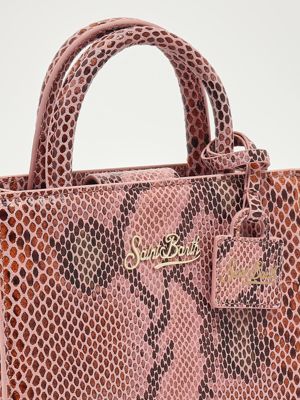 6. Bolso de mujer Shop Bag Mini de piel Rosa