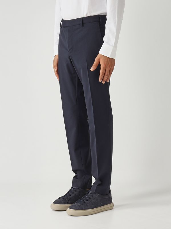 2. Pantalón de hombre Dieci de lana elástica Azul marino PT Torino coafx0z00fwdma37