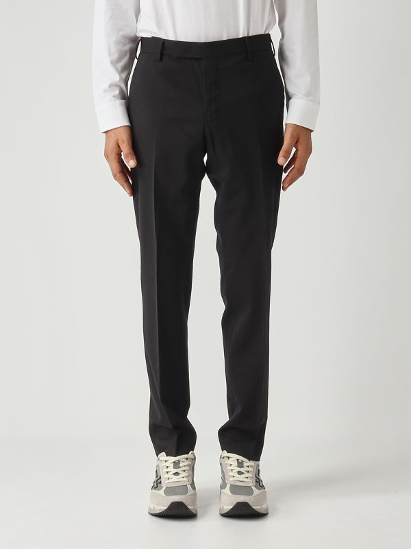 1. Pantalón de hombre Dieci de lana elástica Negro PT Torino coafx0z00fwdma37