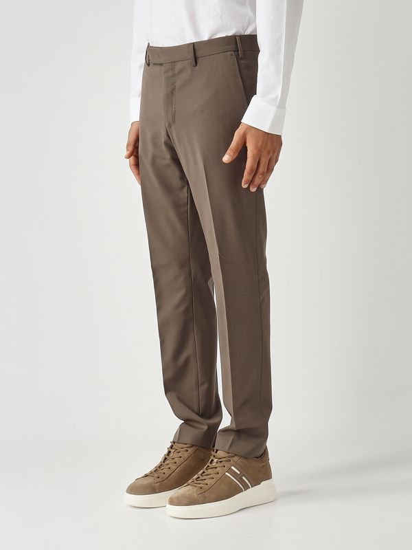2. Pantalón de hombre Dieci de lana elástica Tórtola PT Torino coafx0z00fwdma37