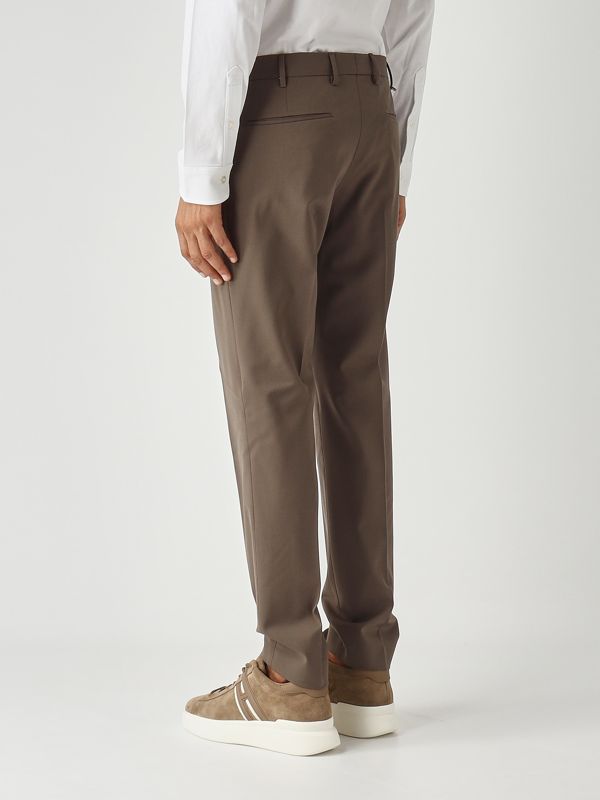 3. Pantalón de hombre Dieci de lana elástica Tórtola PT Torino coafx0z00fwdma37