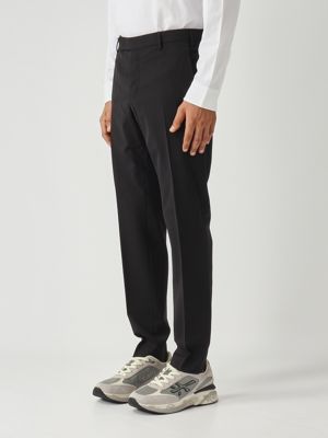 2. Pantalón de hombre Dieci de lana elástica Negro