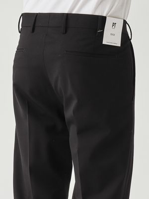 4. Pantalón de hombre Dieci de lana elástica Negro