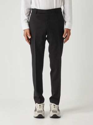 Herrenhose aus Stretchwolle von Dieci Schwarz PT Torino