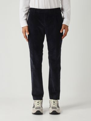 Men's Dieci trousers in stretch cotton Navy PT Torino
