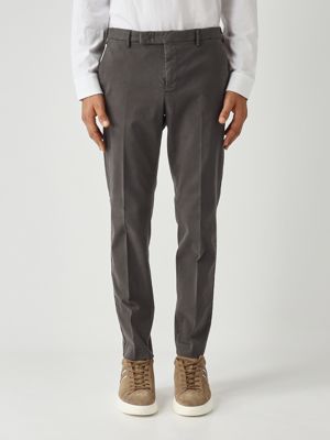 Herrenhose aus Stretch-Baumwolle von Dieci Anthrazit PT Torino