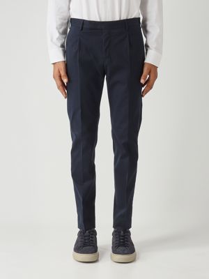 PT Torino stretch virgin wool trousers with ironed crease
