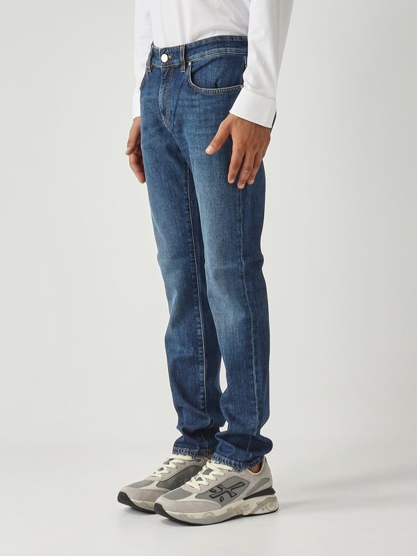PT Torino Men's Swing jeans in organic stretch cotton - Medium