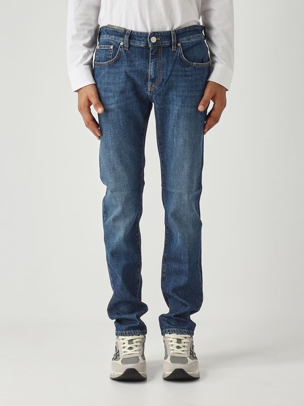 PT Torino Men's Swing jeans in organic stretch cotton - Medium