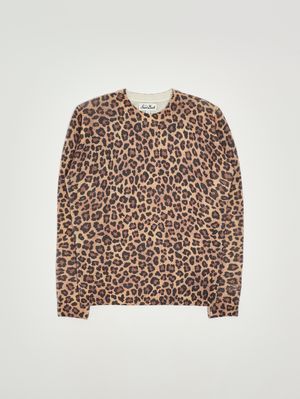 Girl's sweater in wool and cashmere blend Animalier MC2 Saint Barth