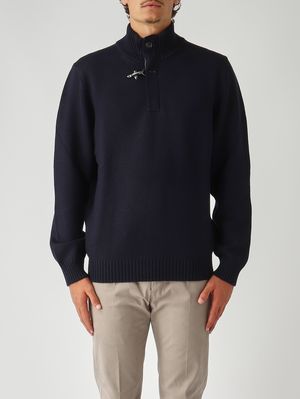 Pull en maille rasée pour homme Marine Fay