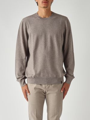 Maglia uomo in lana rasata Naturale Fay