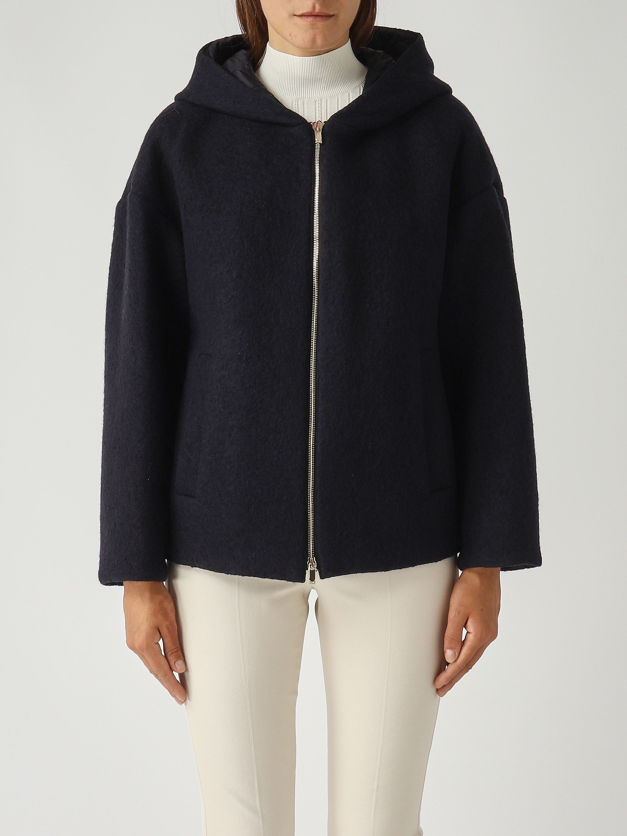 Veste en Laine mélangée Tartan imprimée bleue - Vente Privée Hackett