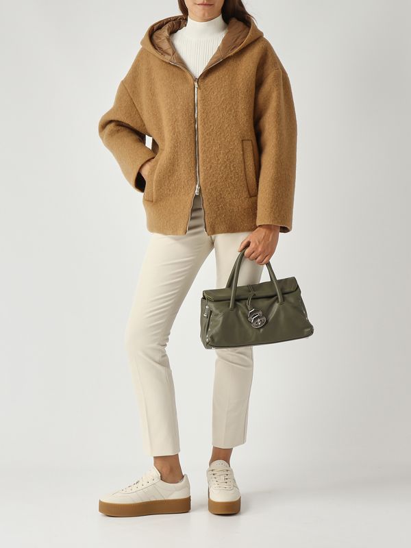 2. Chaqueta de mujer Fune en mezcla de lana Camello Max Mara Studio 2526086062600