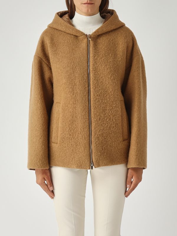 1. Chaqueta de mujer Fune en mezcla de lana Camello Max Mara Studio 2526086062600