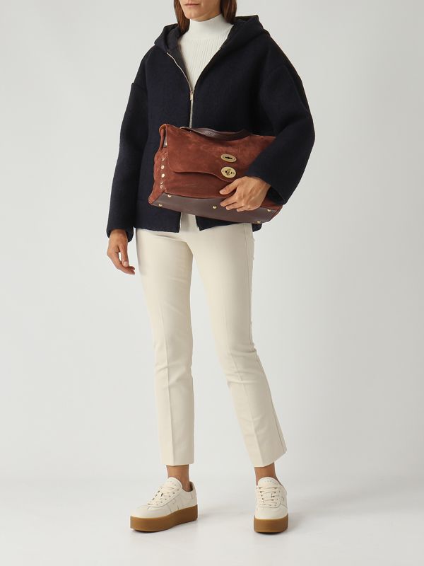 2. Chaqueta de mujer Fune en mezcla de lana Azul marino Max Mara Studio 2526086062600