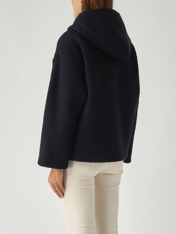 4. Chaqueta de mujer Fune en mezcla de lana Azul marino Max Mara Studio 2526086062600