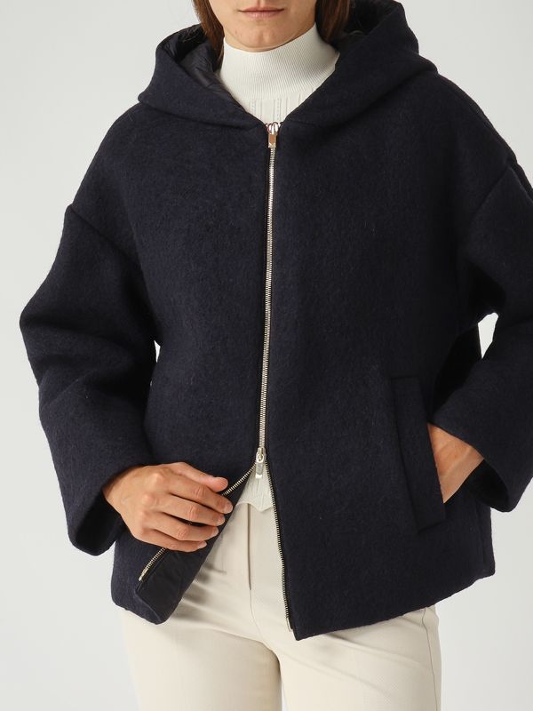 5. Chaqueta de mujer Fune en mezcla de lana Azul marino Max Mara Studio 2526086062600