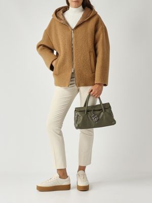 2. Chaqueta de mujer Fune en mezcla de lana Camello