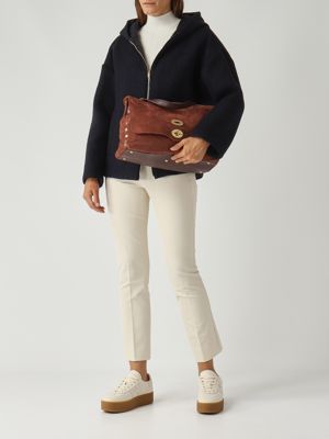 2. Chaqueta de mujer Fune en mezcla de lana Azul marino