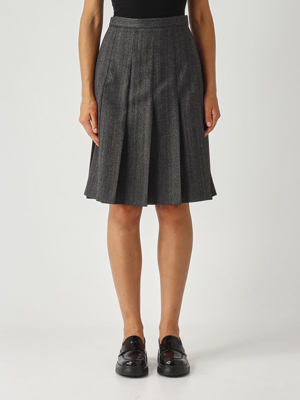Jupe Longue évasée Title Nine – Femme, Taille L, Bleue, Stretch, Décontractée