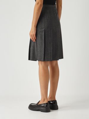 4. Peter women's stretch wool skirt Anthracite-Melange