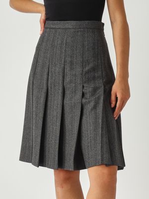 5. Peter women's stretch wool skirt Anthracite-Melange
