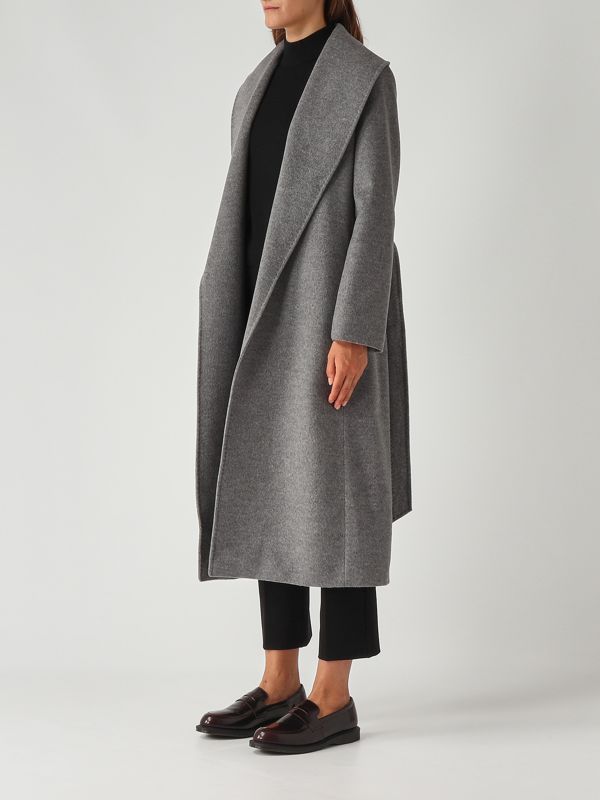 3. Loriana women's wool coat Medium Gray Max Mara Studio 2526016192600