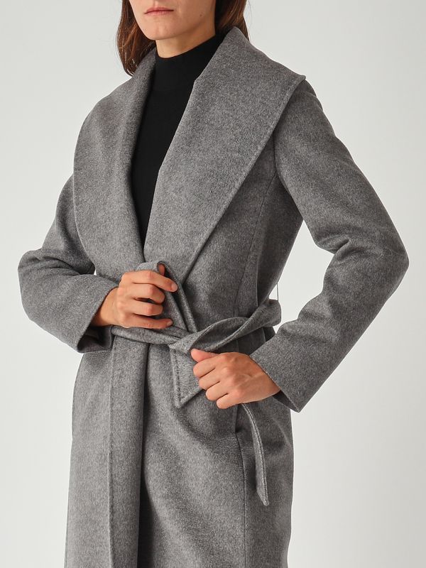 5. Loriana women's wool coat Medium Gray Max Mara Studio 2526016192600