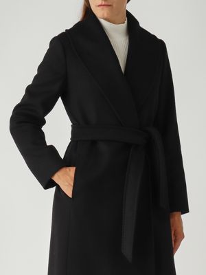 5. Loriana women's wool coat Black