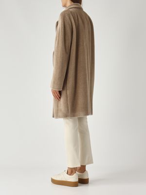 4. Manteau Rosero pour femme, en alpaga et laine Corde