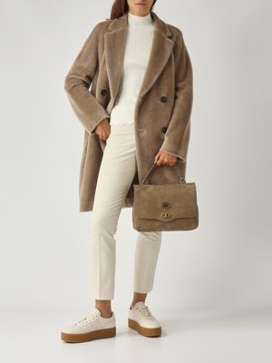 2. Manteau Rosero pour femme, en alpaga et laine Corde