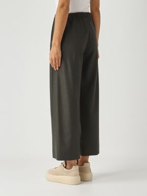 4. Pantalón de mujer Floria en lana elástica Verde Bosque
